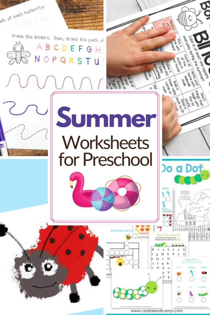 Whether you're teaching this summer or just looking for something fun to do, these preschool summer worksheets are just what you need!