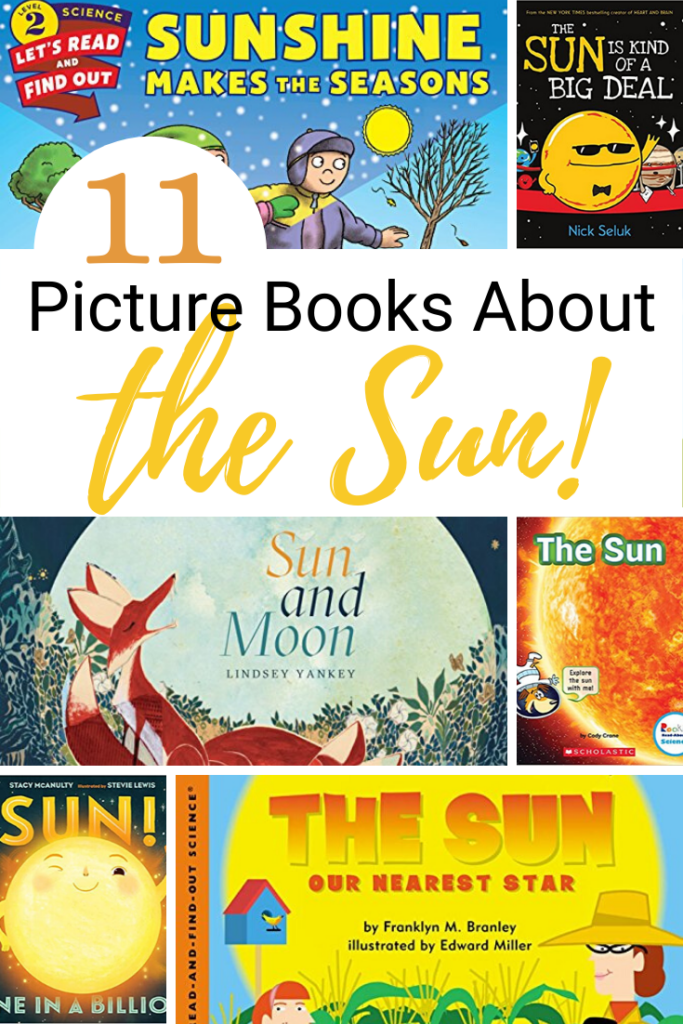 Add these books about the sun to your preschool units about the weather or seasons. You can also add them to your Letter Ss lesson plans.