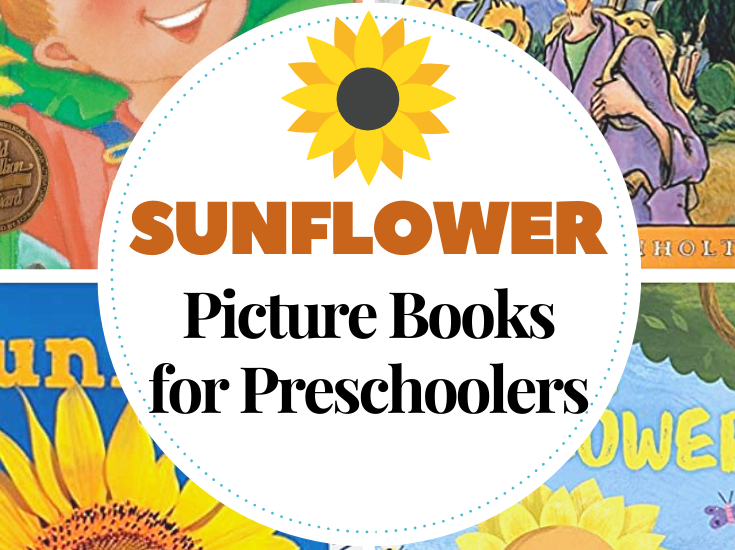 Gather a collection of books about sunflowers as you head into summer! Kids can learn about the life cycle of the sunflower and more!