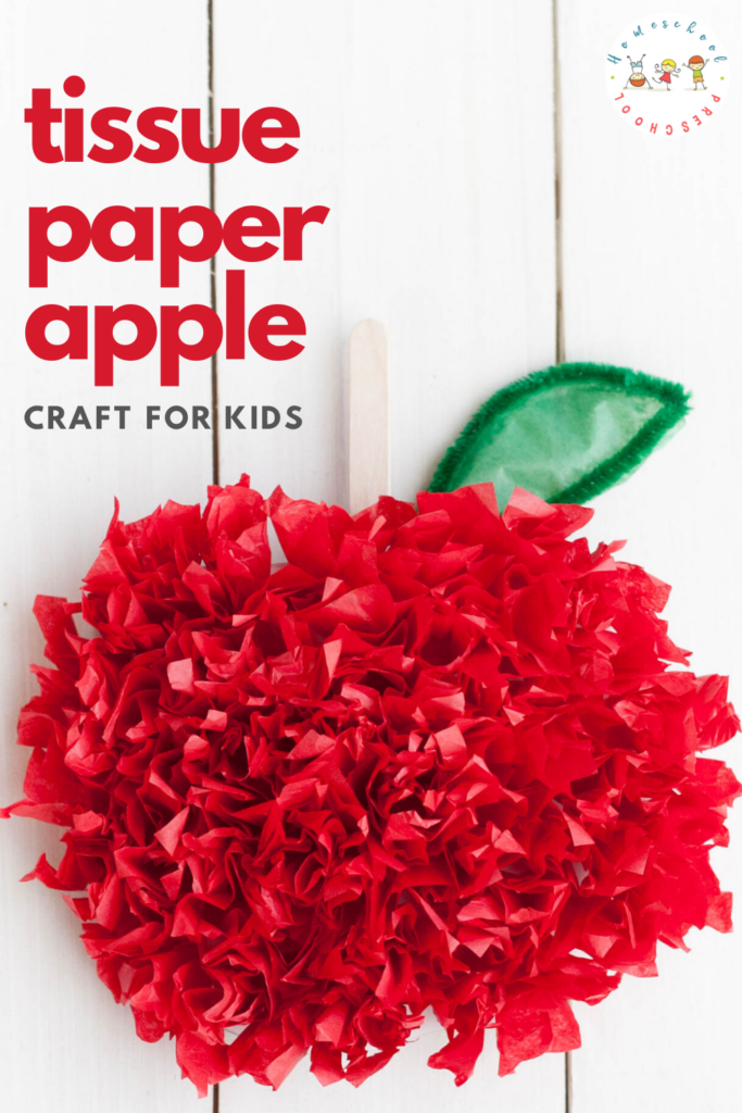 tissue-paper-apple-1-683x1024 Tissue Paper Apple Craft