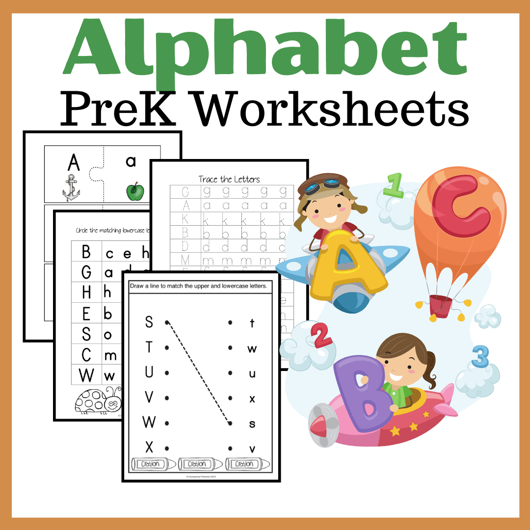 Alphabet Worksheets Preschool Letters