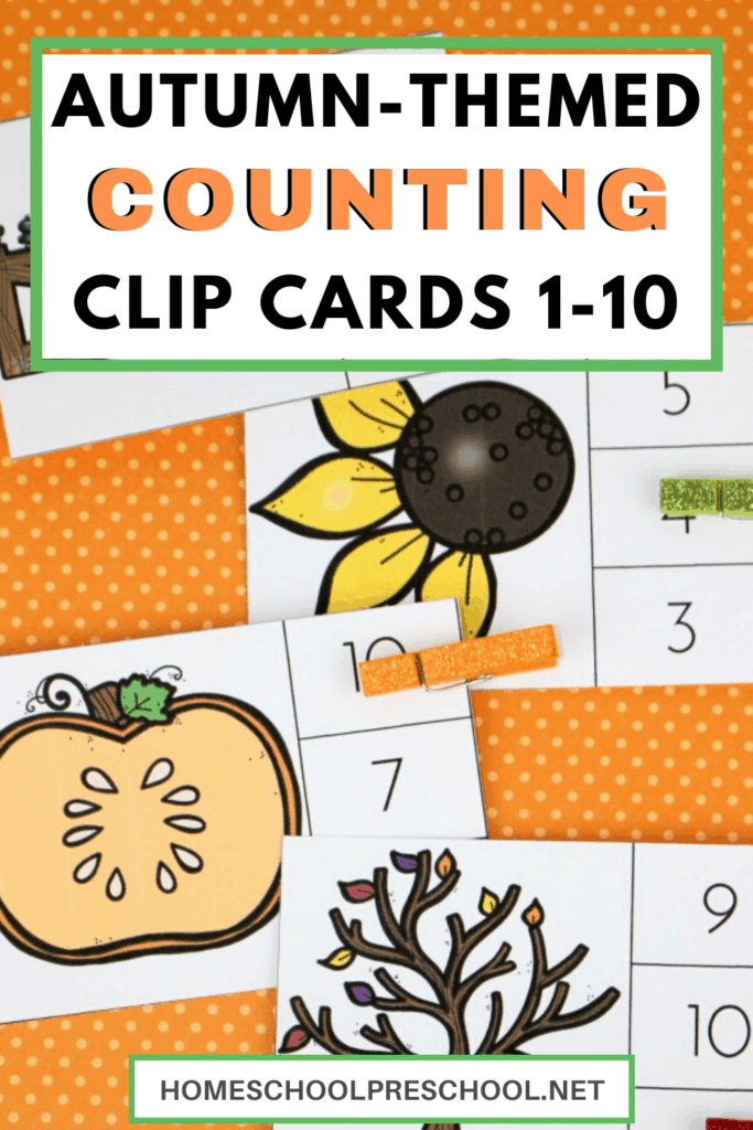 autumn-clip-cards-2-683x1024 Autumn Count and Clip Cards Bundle