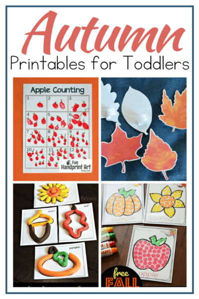 More Than 15 Printable Fall Activities for Toddlers