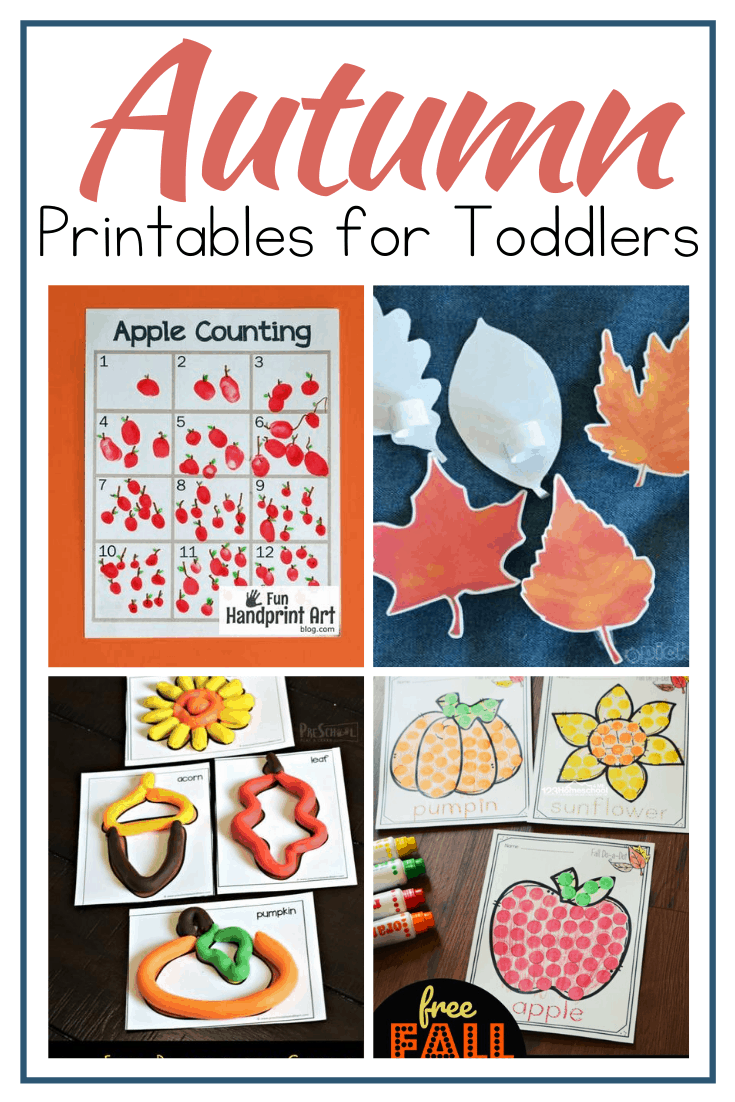 Printable Fall Activities for Toddlers