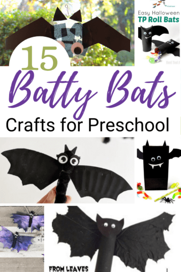 25 Creative Bat Crafts for Preschoolers to Make