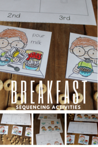 Breakfast Sequencing Activities
