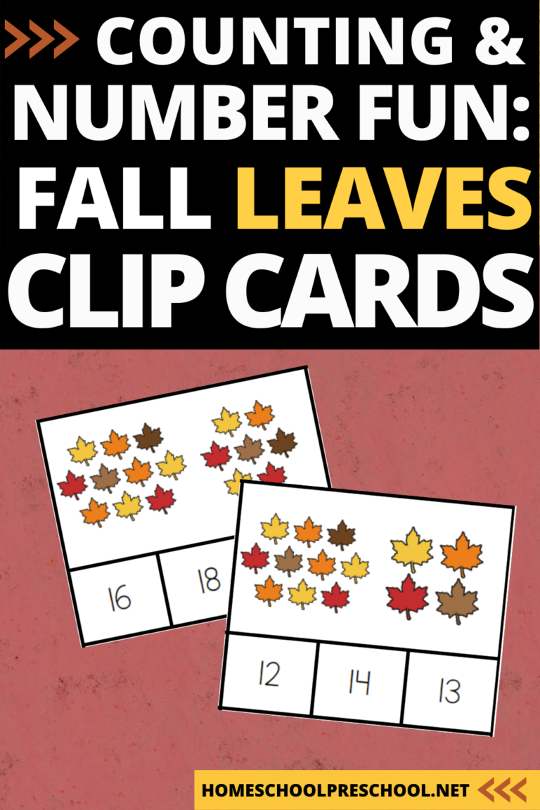 Leaf Counting Clip Cards