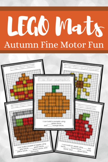 Free Printable Autumn Preschool Activities Brick Mats