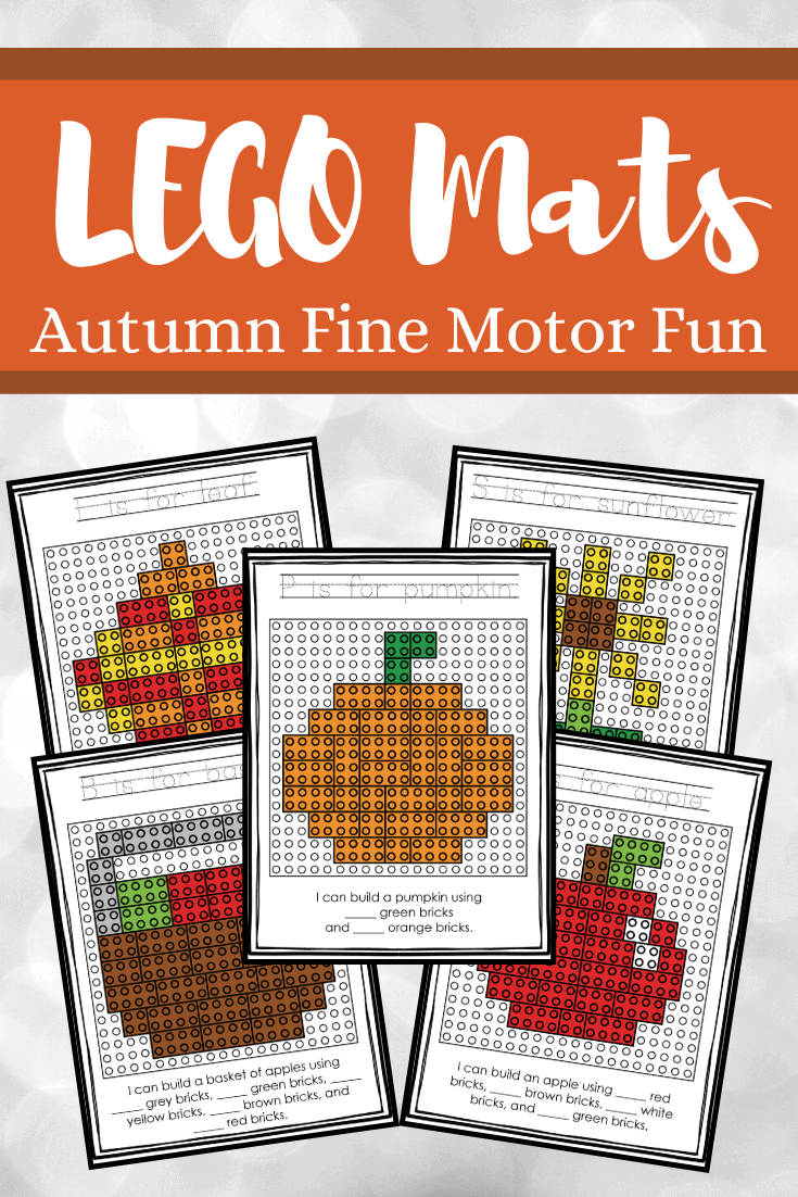 Free Printable Autumn Preschool Activities Brick Mats