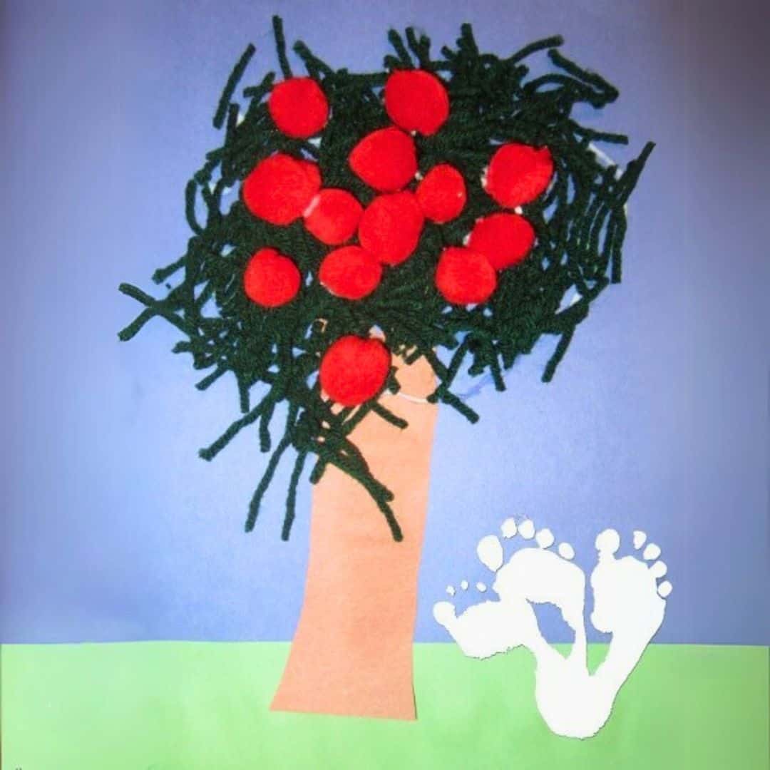 Apple Crafts for Toddlers to Build Fine Motor Skills