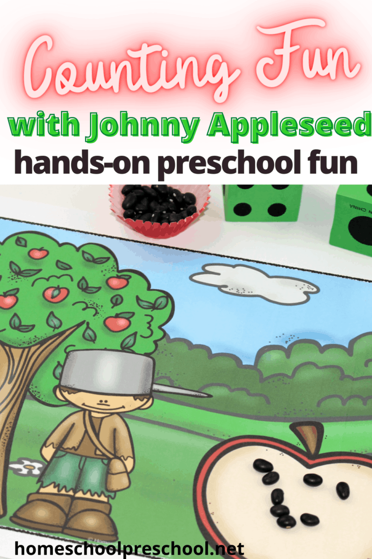 Counting with Johnny Appleseed for Preschool