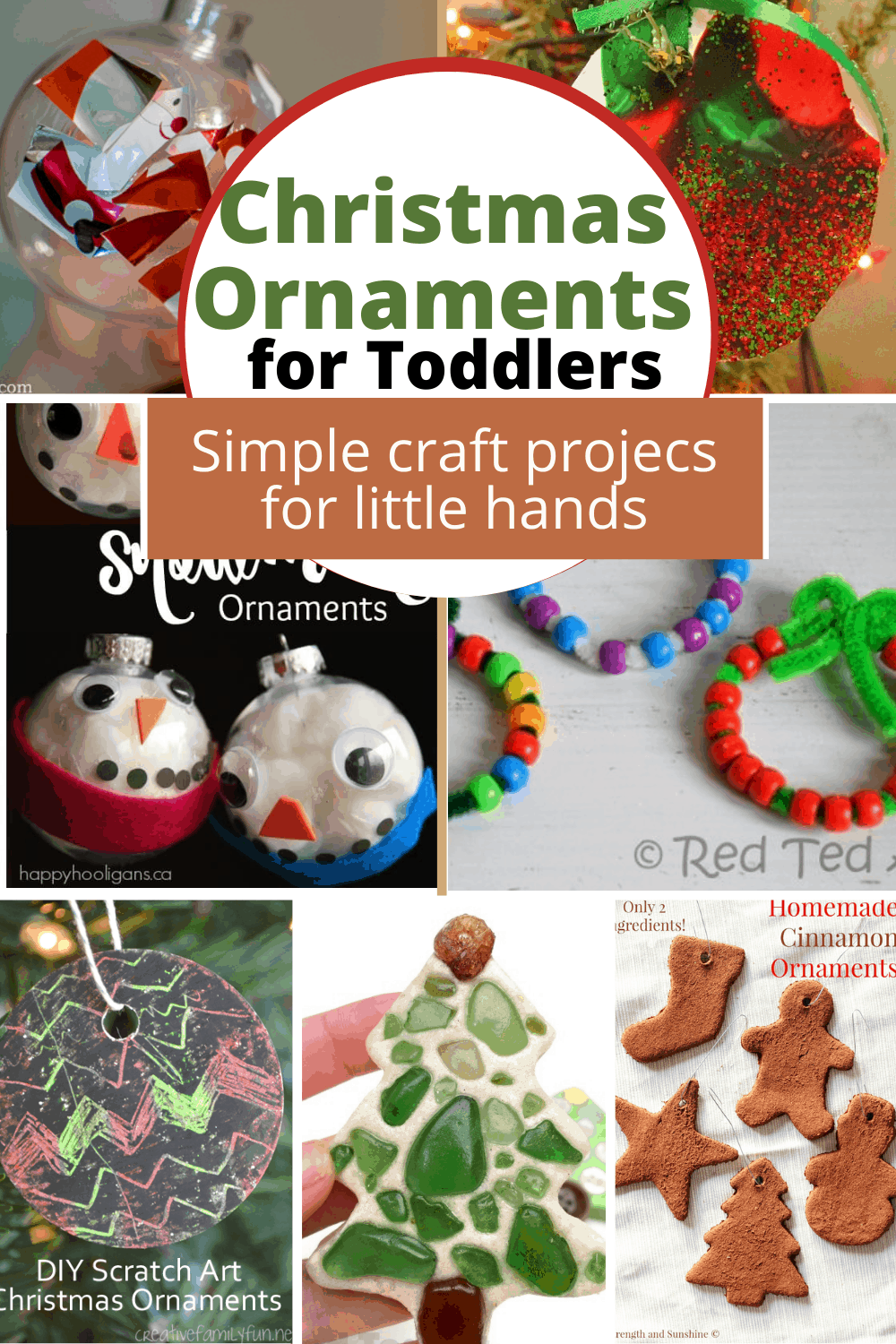 Christmas Ornament Ideas for Toddlers