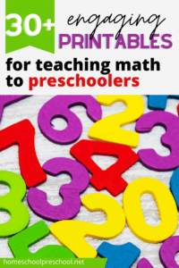 Preschool Math Printables