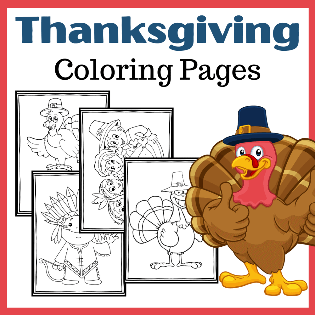 Free Printable Preschool Thanksgiving Coloring Pages