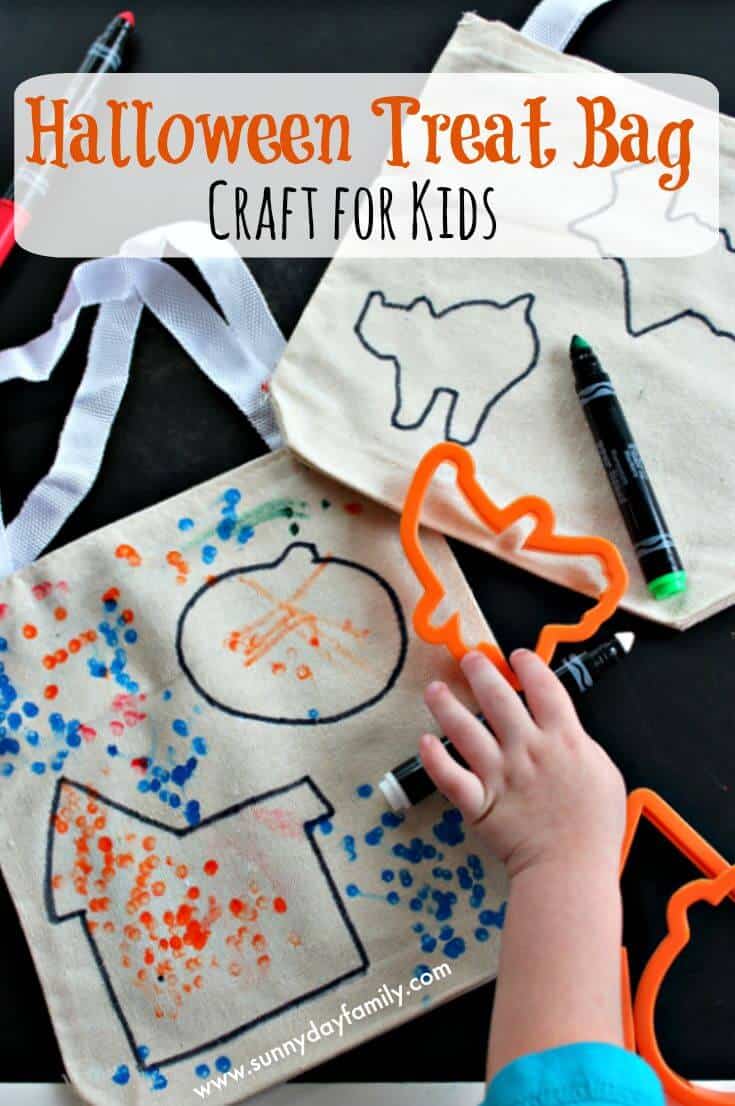 DIY2BHalloween2BTreat2BBag Halloween Crafts for Kids