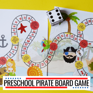 Free Pirate Board Game Printable for Preschoolers