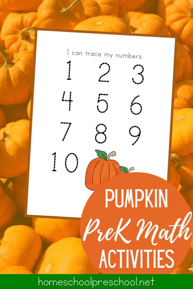 Pumpkin Math Activities for Preschoolers