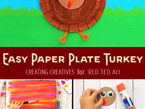 Image for Paper Plate Turkey For Preschoolers 