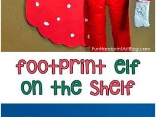 Image for Footprint Elf on the Shelf Craft and Ideas
