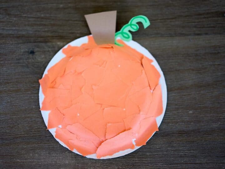 Image for Easy Pumpkin Paper Plate Craft