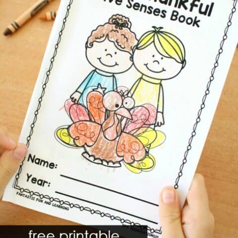 Free-Printable-Thanksgiving-5-Senses-Writing-Activity-and-Easy-Reader-thanksgiving-preschool-kindergarten-freeprintable-480x480 Thanksgiving Literacy Activities