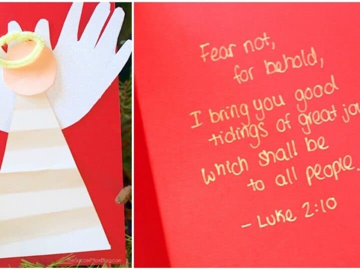 Image for Handprint Angel Christmas Card