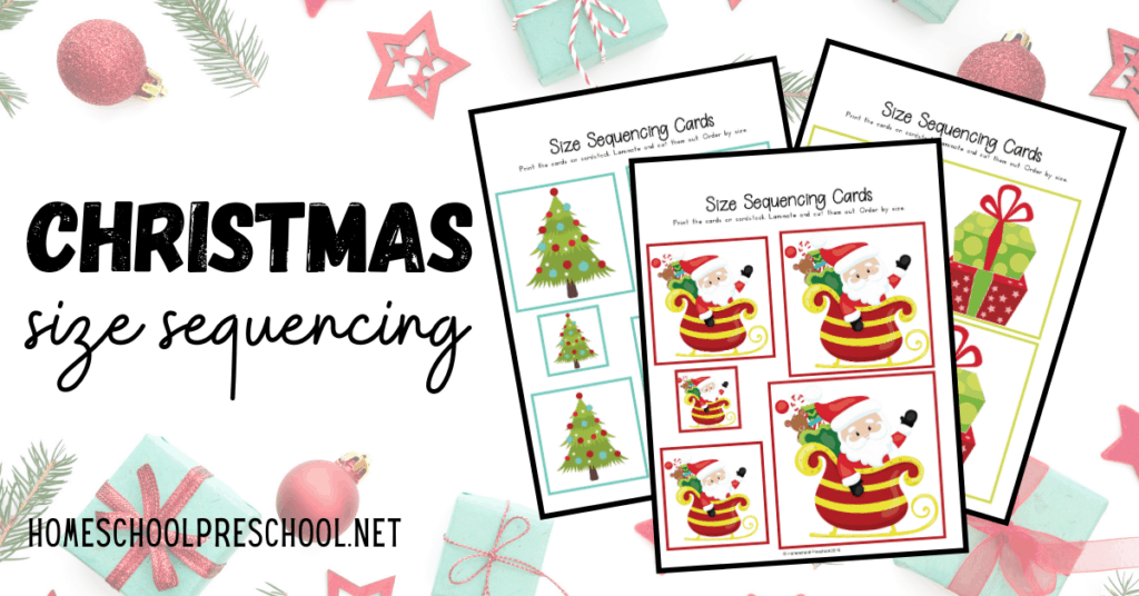 cms-size-seq-fb-1024x536 Christmas Size Sequencing Cards for Preschool