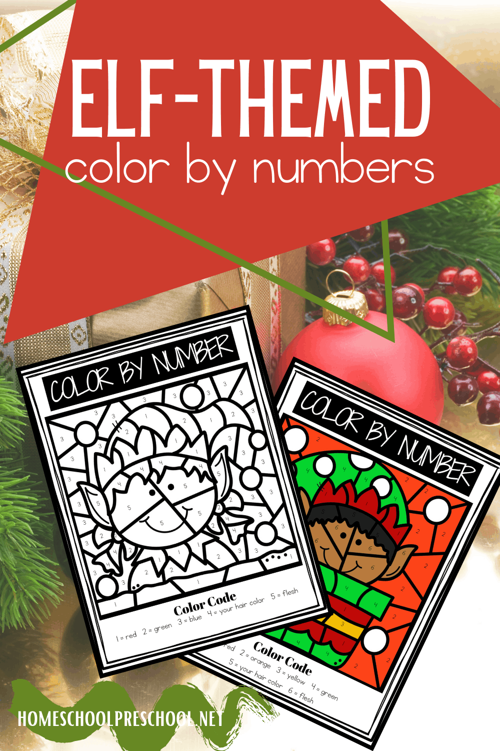 elf-color-numbers-1 Elf Color By Numbers