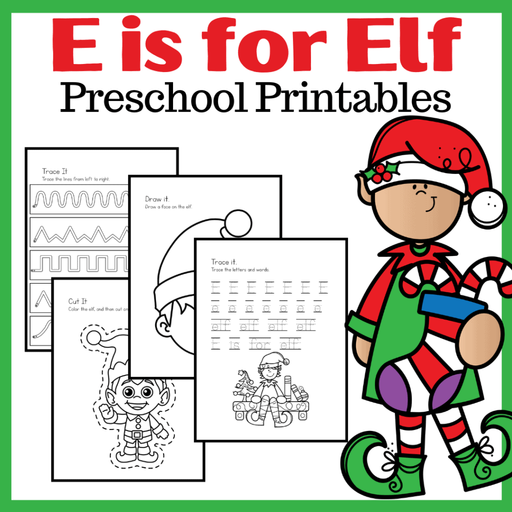 elf-printables-square-1024x1024 E is for Elf Printables