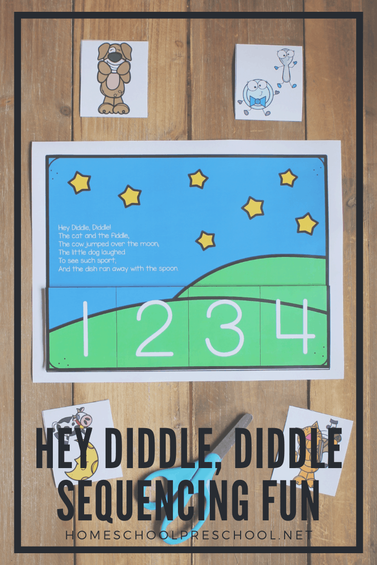 Hey Diddle Diddle Printable Sequencing Pictures
