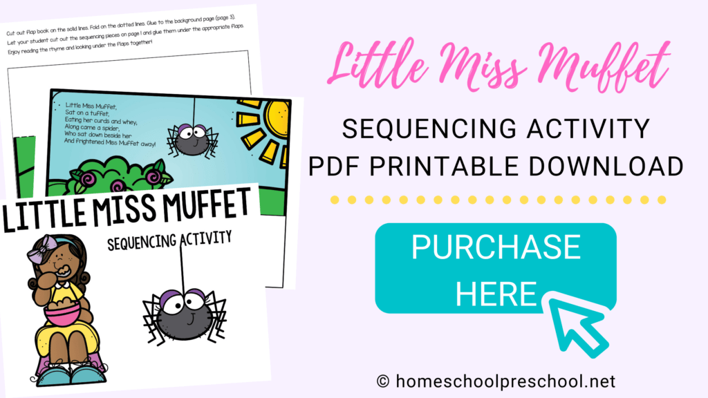 miss-muffet-download-1024x576 Little Miss Muffet Sequencing Printable