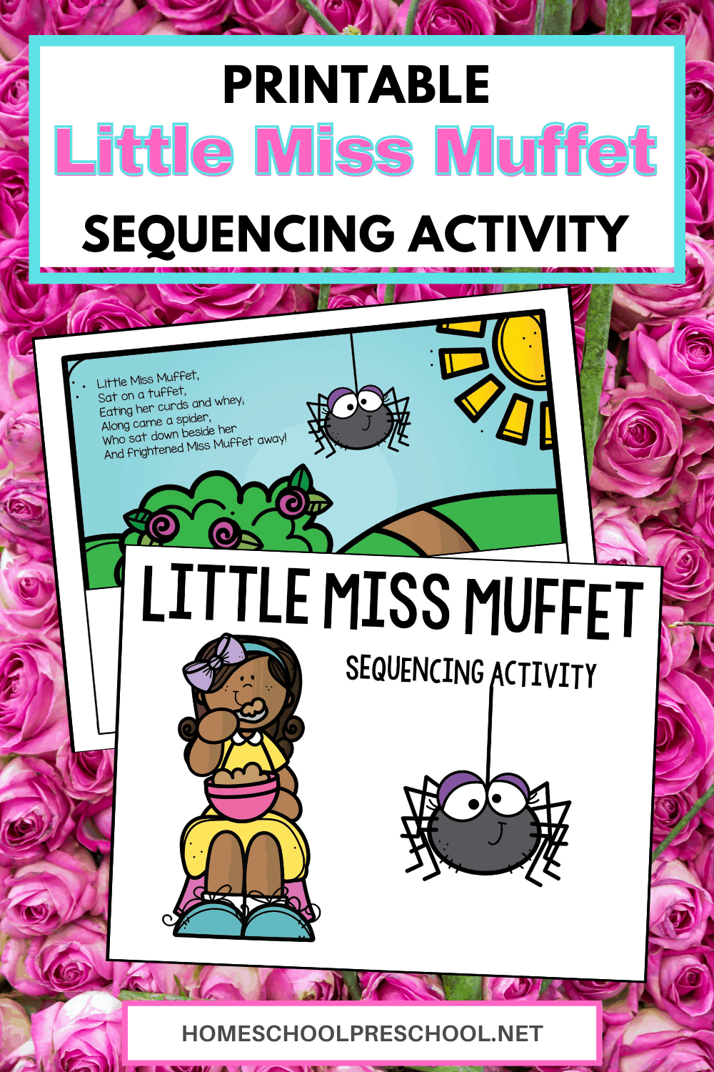 miss-muffet-seq-post-1 Little Miss Muffet Sequencing Printable