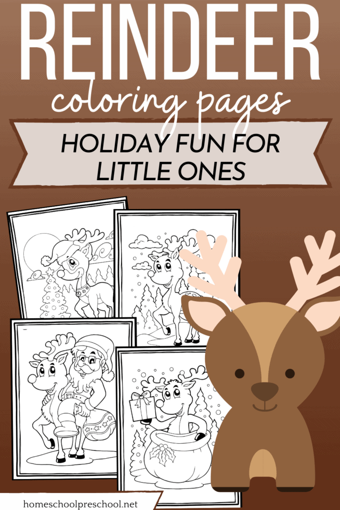 reindeer-coloring-pages-2-683x1024 Reindeer Christmas Coloring Pages