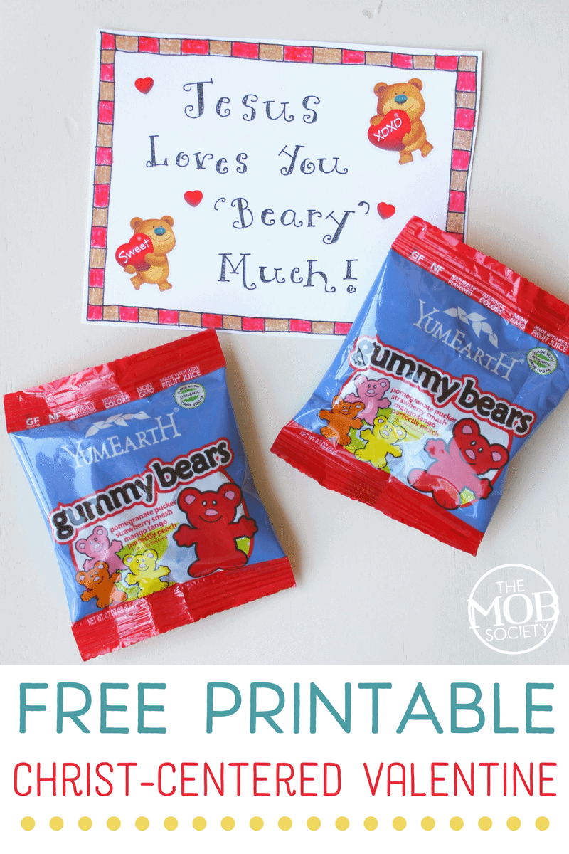 Christian Valentine Cards for Kids to Give