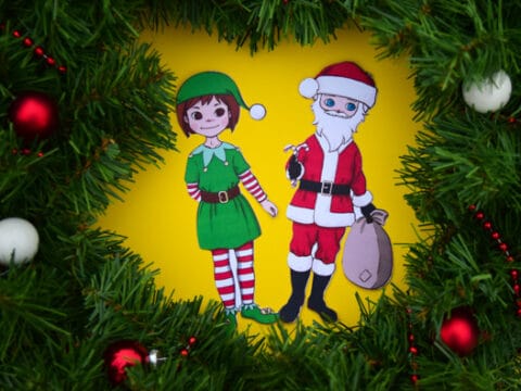 Image for Free Printable Santa Claus Paper Doll