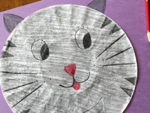 Image for Coffee Filter Cat Craft for Preschoolers