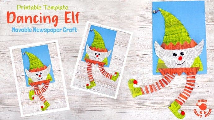Dancing-Newspaper-Elf-Craft-1920x1080-1 Elf Paper Crafts