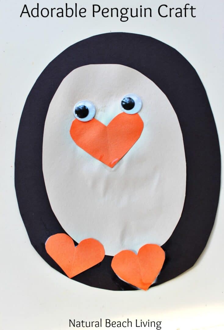 Penguin-Craft-Preschool-pin-735x1084 Penguin Crafts for Preschoolers