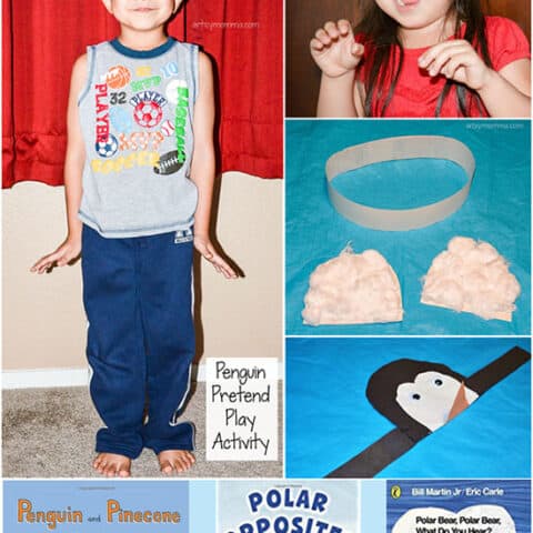 Penguin-Polar-Bear-Hats-Imaginative-Play-480x480 Penguin Activities for Preschoolers