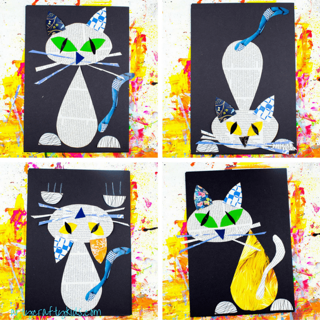 artycraftykids.com-5 Cat Crafts for Preschoolers