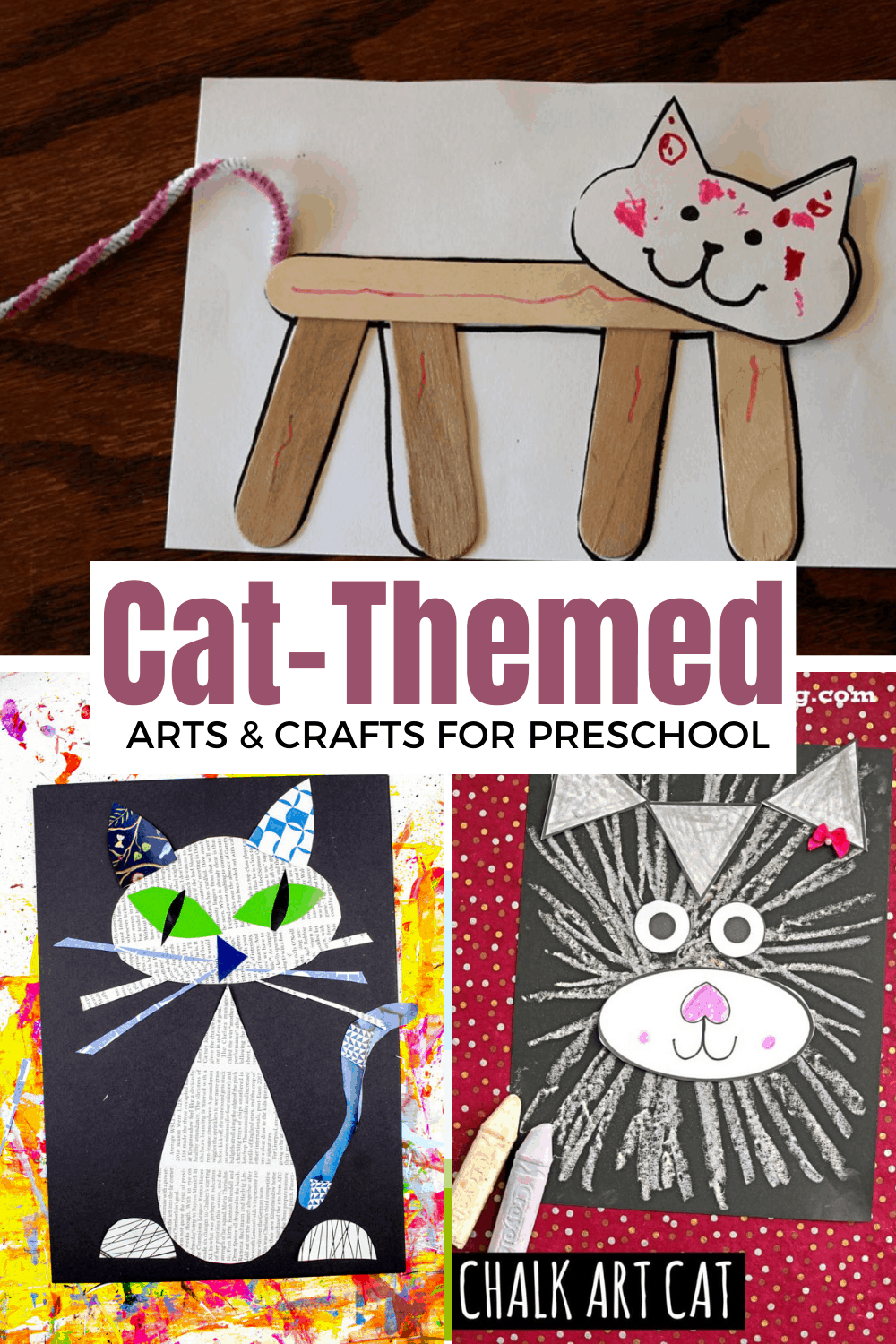 25 Adorable Cat Crafts for Preschoolers to Make