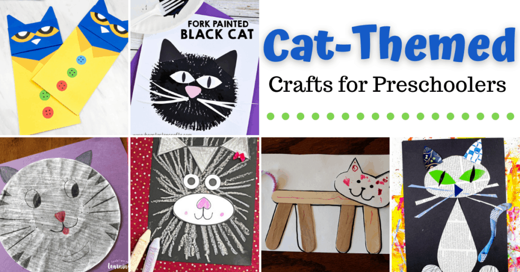 25 Adorable Cat Crafts for Preschoolers to Make
