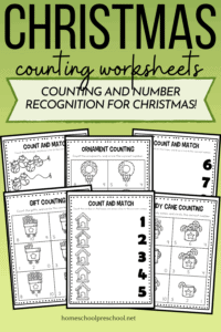 Christmas Counting for Preschool