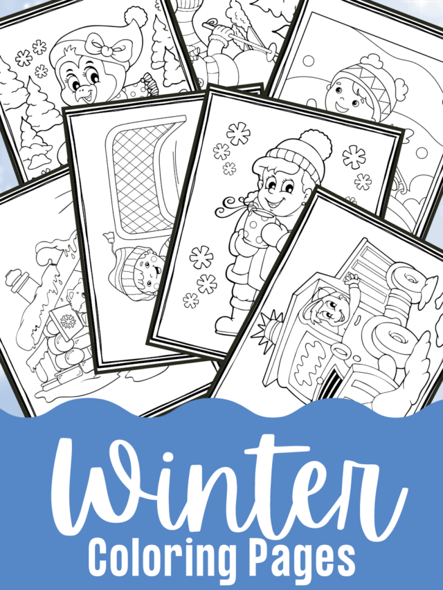 Winter Coloring Pages Story