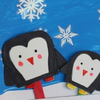movable-penguin-paper-plate-craft-320x320 Penguin Activities for Preschoolers