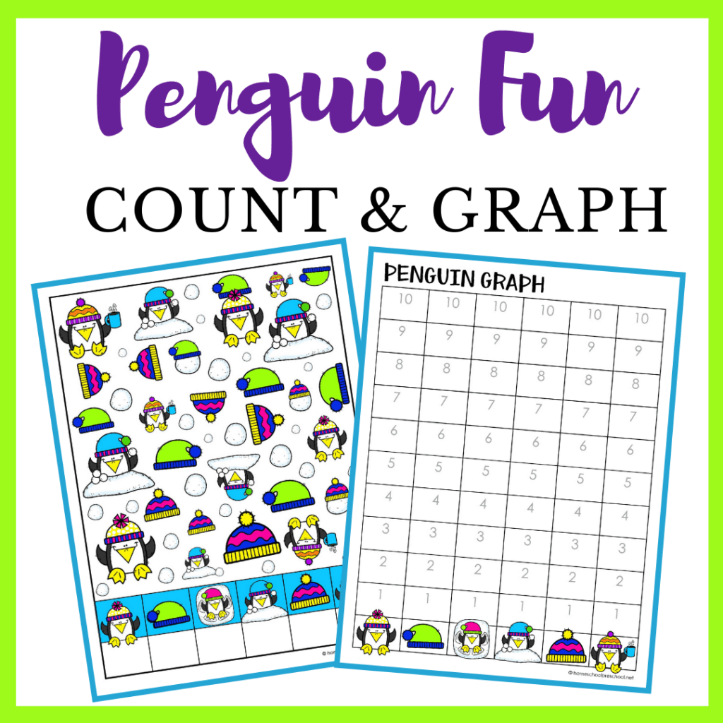 penguin-cg-tpt-1024x1024 Penguin Count and Graph Worksheets