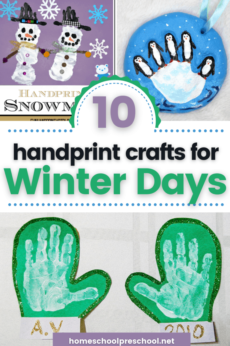 Winter Handprint Crafts