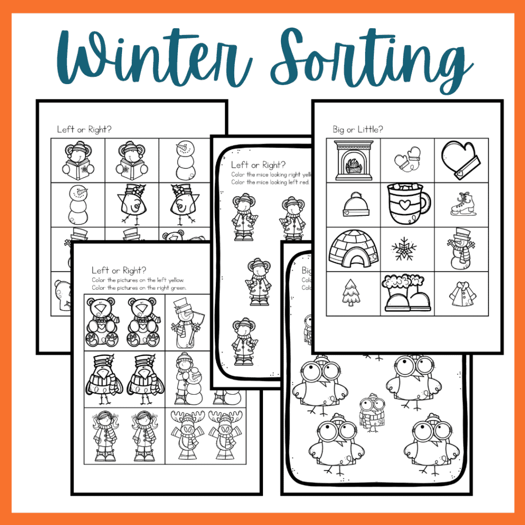 W is for Winter Preschool Printables