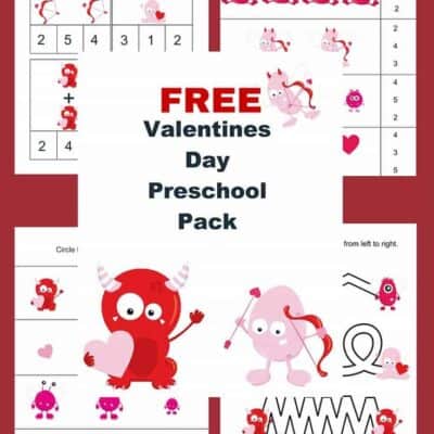 Free Printable Valentine Activity Pages for Preschool