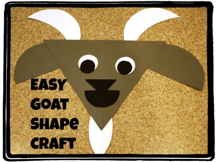 Image for Goat Shape Cut and Paste Craft